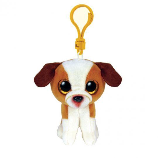 Hugo Brown/White Dog Clip