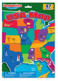 Imaginetics USA Map Magnetic Play Books