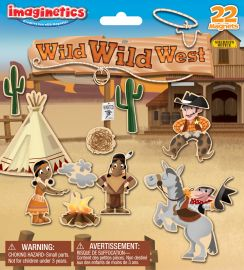 Imaginetics Wild Wild West Magnetic Play Books