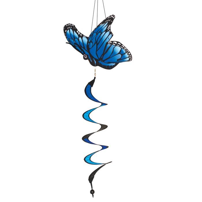 In the Breeze Blue Morpho Butterfly Theme Twister