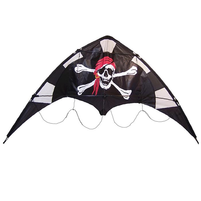 In the Breeze I'm a Jolly Roger Stunt Kite, 48-Inch