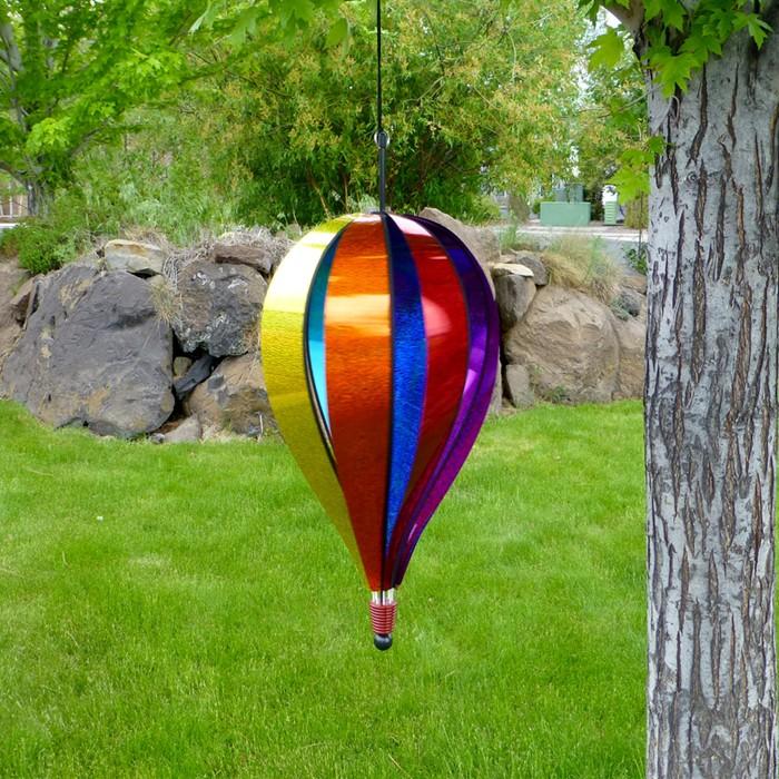 In the Breeze Jumbo Rainbow Glitter 8-Panel Hot Air Balloon