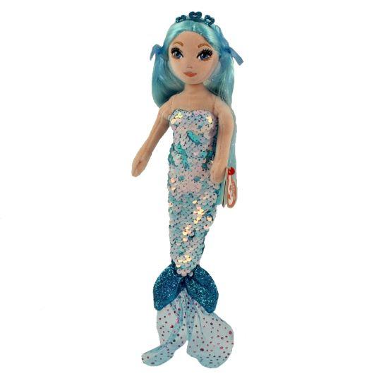 Indigo Blue Mermaid Sequin Plush