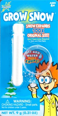Instant Grow Snow, Blister Card
