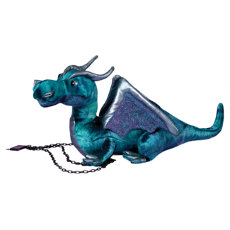 Jade Blue Dragon Stuffed Animal