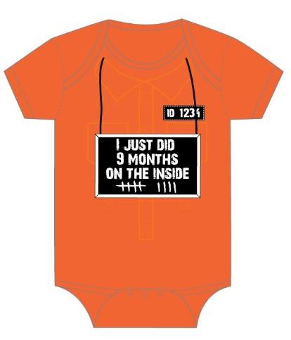 Jail Onesie- Orange