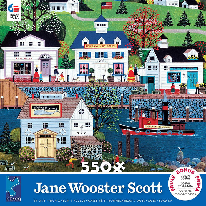 Jane Wooster Scott Blue Whaling Museum 550pc Puzzle
