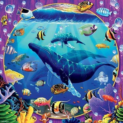 Jeff Wilkie-Undersea Blue Whale 550pc Puzzle