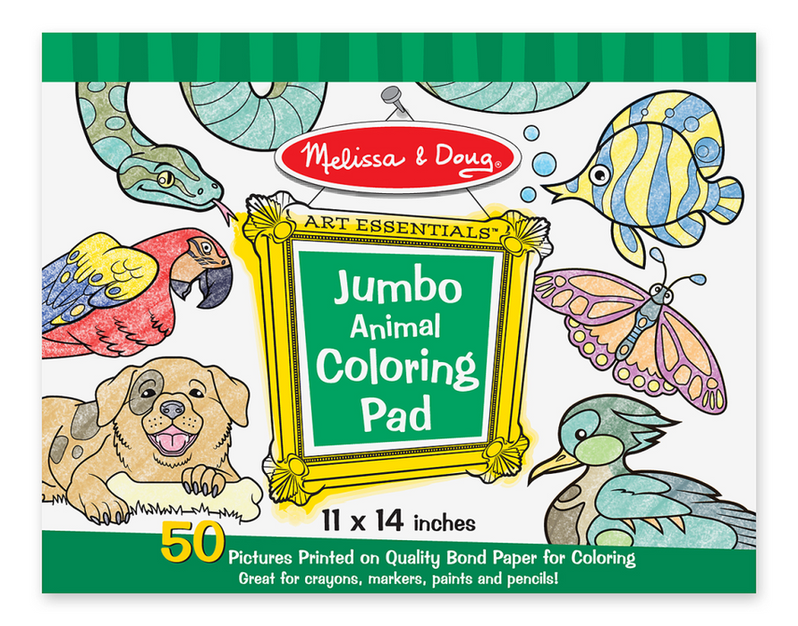 Jumbo Coloring Pad - Animal