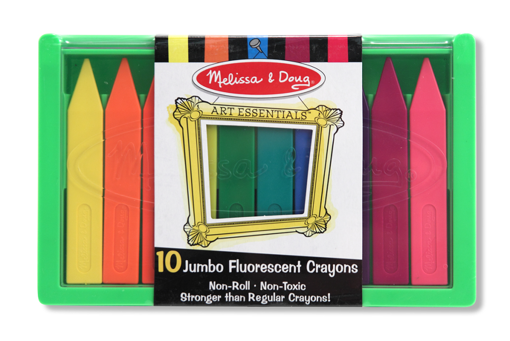 Jumbo Fluorescent Crayon Set