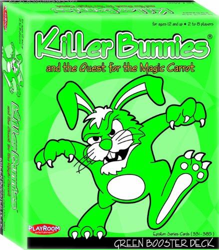 Killer Bunnies Quest Green Booster Card Game
