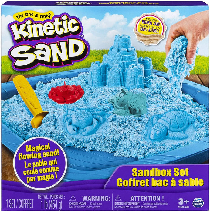 Kinetic Sand Blue Sandbox Playset