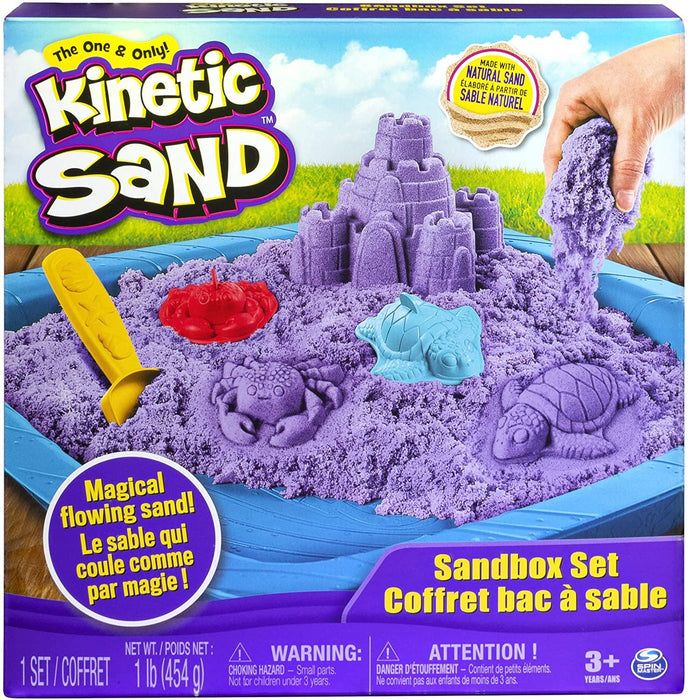 Kinetic Sand Purple Sandbox Playset