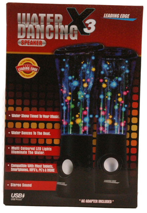 LED Water Dancing Speakers X3 by Leading Novelty