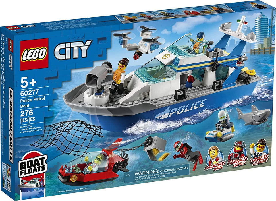 LEGO City Police Patrol Boat 60277 Building Kit