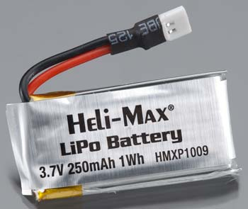 LIPO 1S 3.7V 250MAH 1SQ Battery