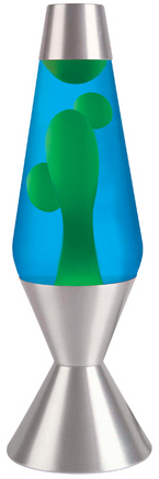 Lava Lamp 16" Yellow and Blue Lava