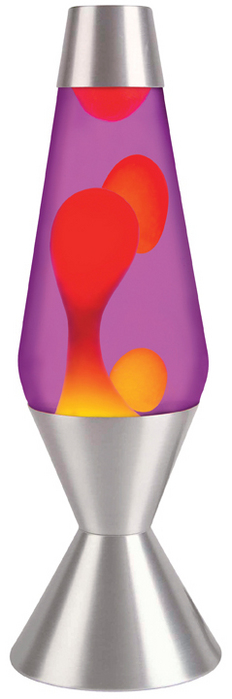 Lava Lamp 16" Yellow and Purple Lava