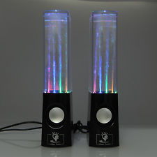 Leading Edge Water Dancing Speakers-Black with LED's
