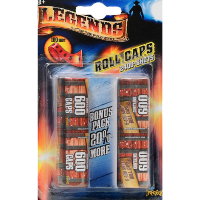 Legends of the Wild West Roll Caps - 2400 Shots