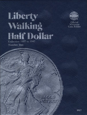 Liberty Walking Half Dollars Folder 1937-1947
