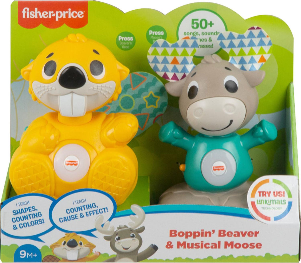 Linkamals: Boppin Beaver Muscical Mooose — Adventure Hobbies Toys