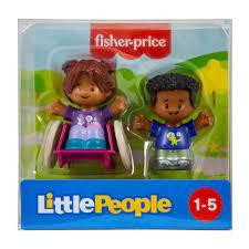 Little People-Girl in wheelchair & Boy