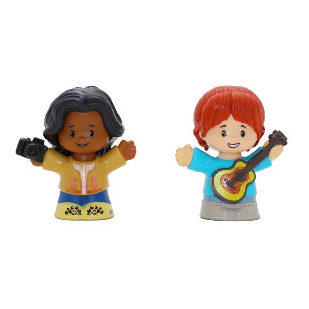 Little People 2 Pack - Girls with Camera and Guitar