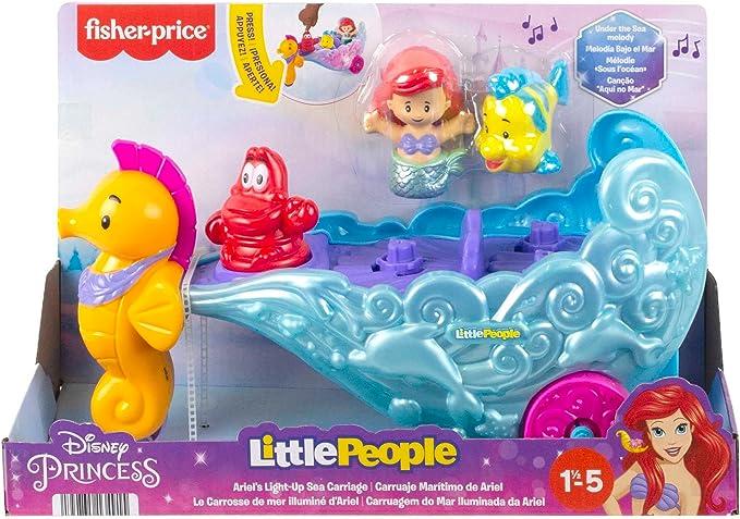 Little People Ariel's Light-Up Sea Carriage