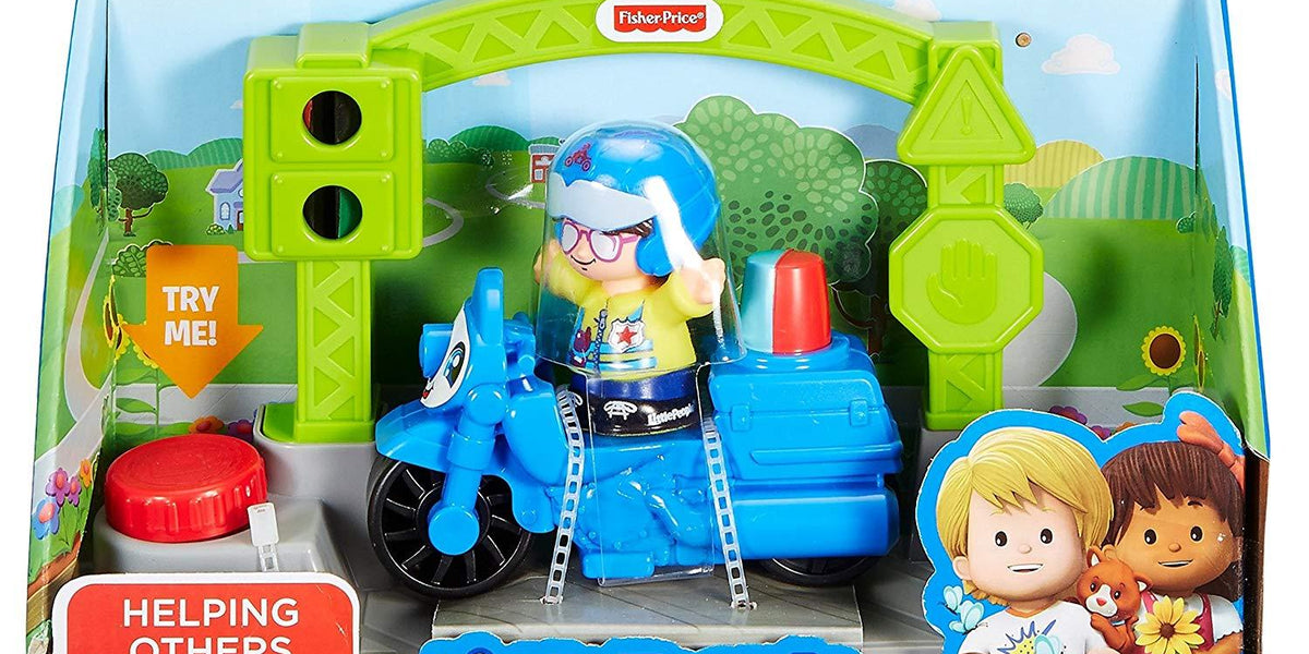 peg perego police motorcycle Little People Stop & Go Police Motorcycle — Adventure Hobbies & Toys