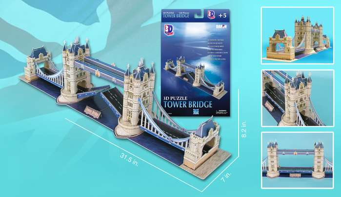 London Tower Bridge 3D Puzzle 120pcs