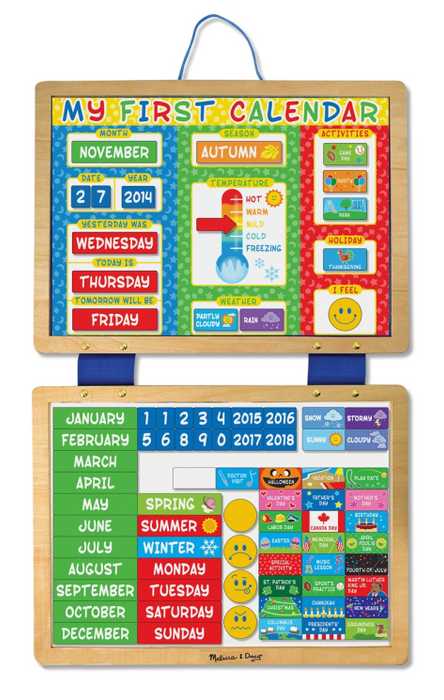 MD-9253 My First Daily Magnetic Calendar