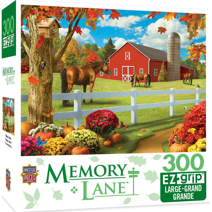 MEMORY LANE ROLLING PASTURES - LARGE 300 PIECE EZGRIP JIGSAW PUZZLE BY ALAN GIANA