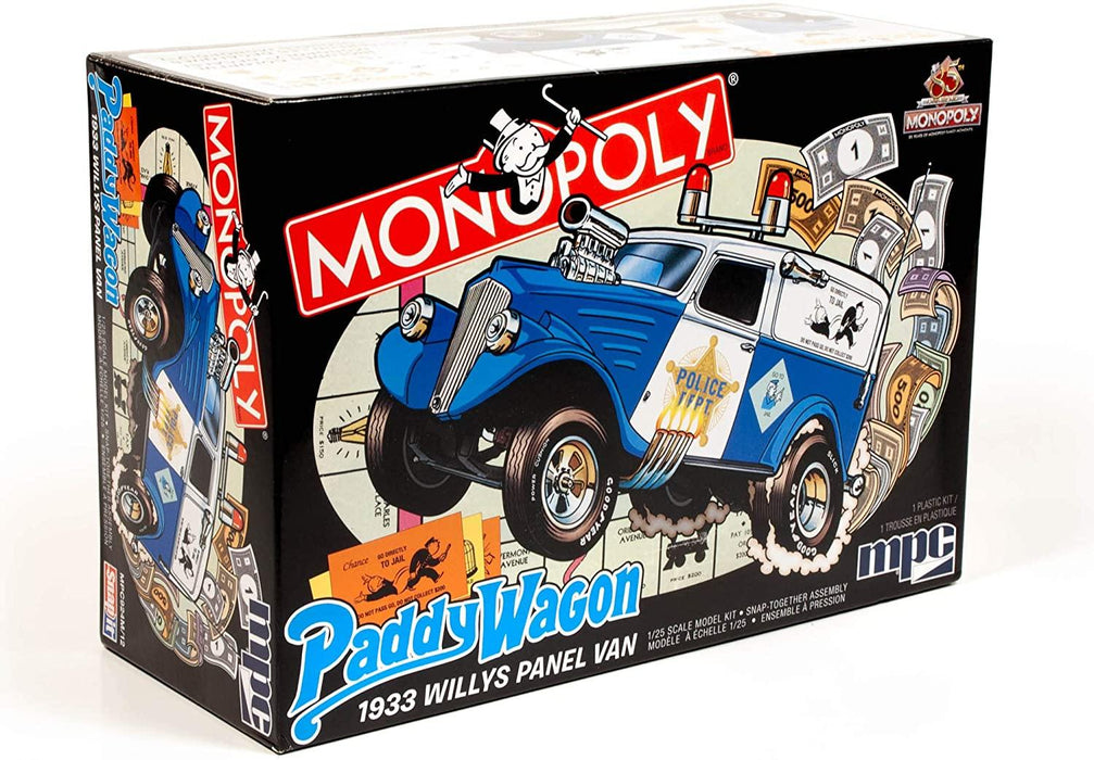 MPC 1933 Willys Panel Paddy Wagon (Monopoly) 2T 1/25th Scale Model Kit