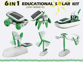 MSK610 6 In 1 Educational Solar Kit