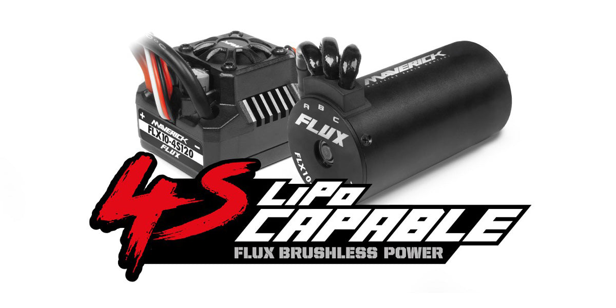 QuantumR Flux 4S 1/8 4WD Race Truck - Grey / Red