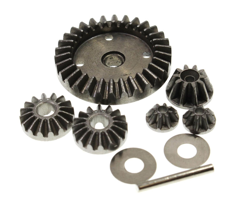 Machined Metal Diff Gears&Diff  Pinions & Drive Gear for Blackzon Slyder