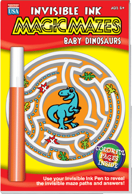Magic Maze Baby Dinosaurs Book
