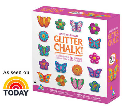 Make Your Own Glitter Chalk Kit