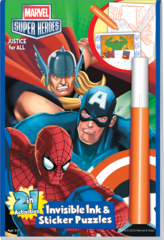 Marvel Heroes Justice For All Invisible Ink