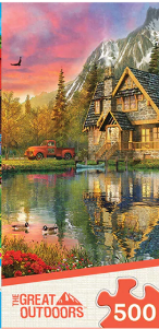 MasterPieces Great Outdoors Sunset Pickup Truck 500pc Puzzle