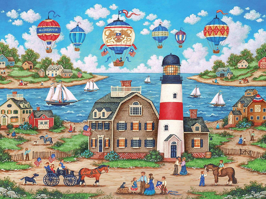 MasterPieces Signature Collection Balloons Over The Bay 500pc Puzzle