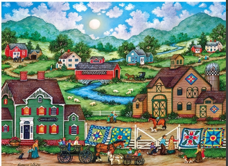 MasterPieces Simple Living Hope's Quilts 500pc Puzzle
