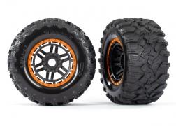 Maxx MT Orange BDLK Tire and Wheel