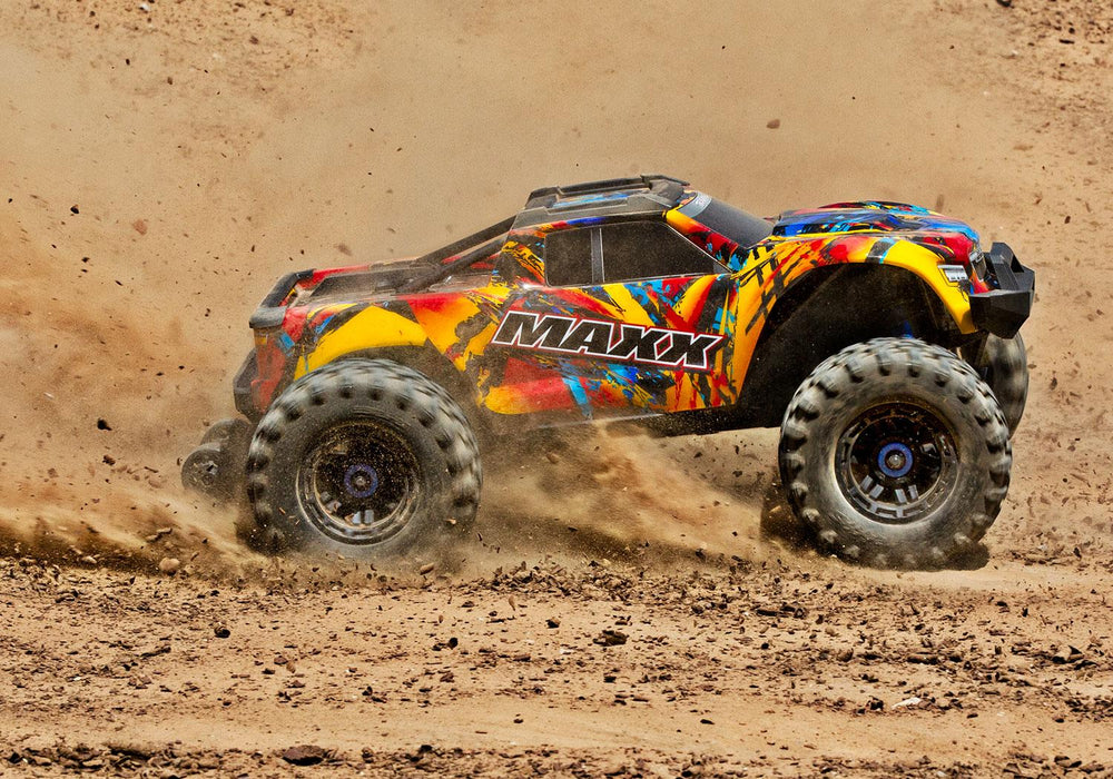 Maxx w/4S ESC 4WD Truck Solar Flare Color
