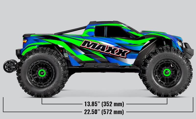 Maxx w/WideMaxx 4WD Monster Truck w/o Battery and Charger