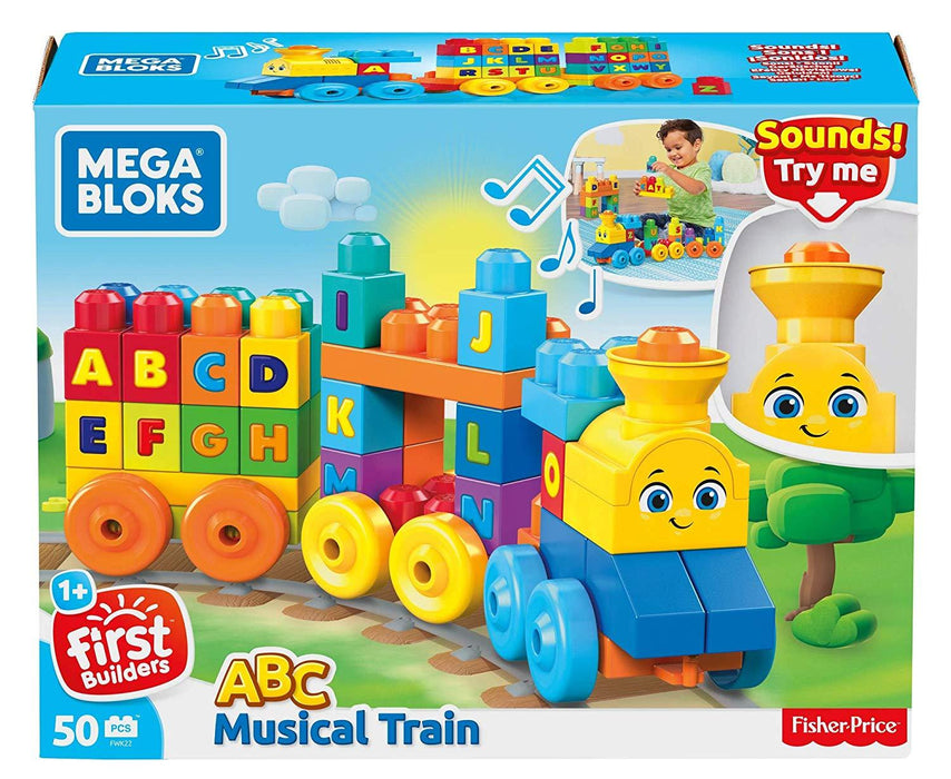 Mega Blocks 560pc ABC Musical Train Set