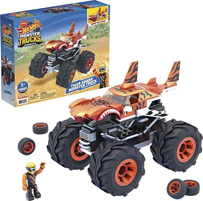 Mega Bloks Hot Wheels Monster Truck Tiger Shark