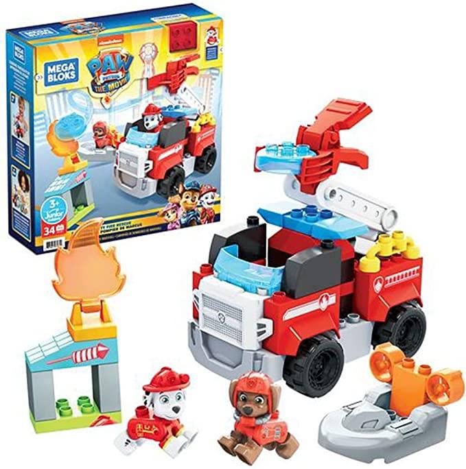 Mega Bloks Paw Patrol Marshall's City Fire Rescue Set