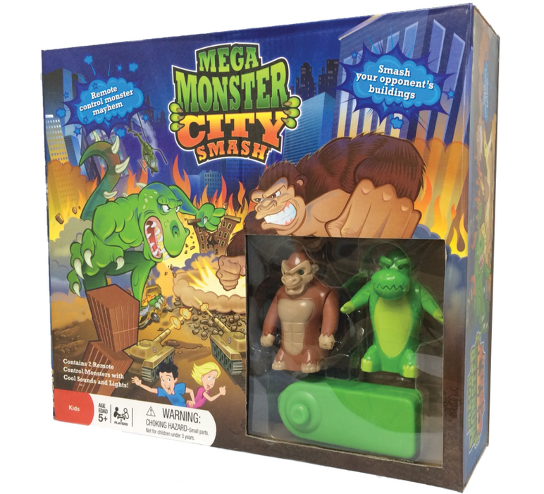 Mega Monster City Smash Game (Giant Ape and Lizard)